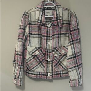 ONLY Women's Plaid Jacket